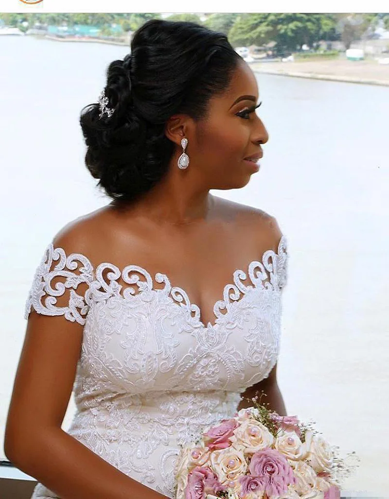 Новинка 2020 Удивительные Свадебные платья с открытыми плечами Русалка