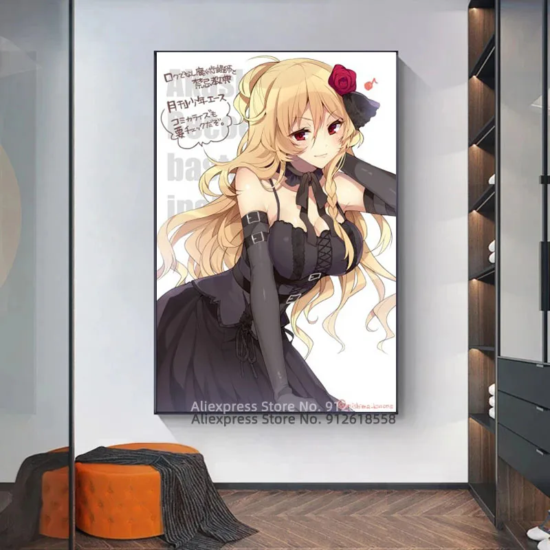  Rokudenashi Majutsu Koushi to Akashic Records Poster  Print,Anime Wall Decoration,Girl Art Poster,Blonde Art Print,Rumia Tingel  Watercolor Print (M - 18'' x 24''): Posters & Prints