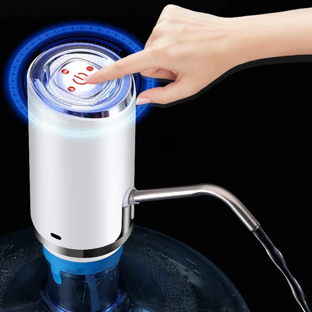 Электрический для бутылки с водой насос usb зарядка автоматический распределитель Портативный питьевой переключатель умный беспроводной Офис Бар бытовая техника