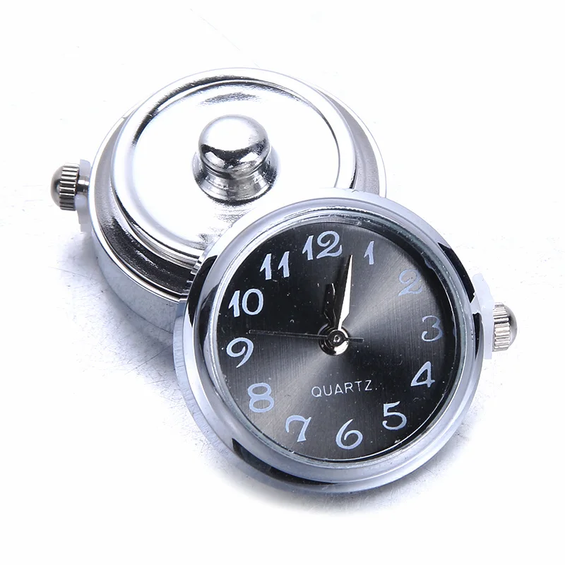 A11012 DIY 18 мм стеклянные часы оснастки кнопки Сменные ювелирные изделия можно перемещать Сменные защелки кнопки подходят кнопка оснастки браслет ювелирные изделия - Окраска металла: A11012