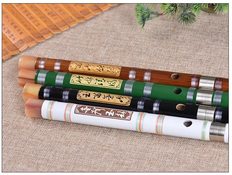 Flauta De Bambu Chinesa Com Instrumento Transversal De Bambu Musical