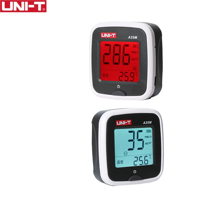 

UNI-T A25M PM2.5 Testers Air Quility Measurement 0~500ug Cubic Meters Auto Range Overload Indicate