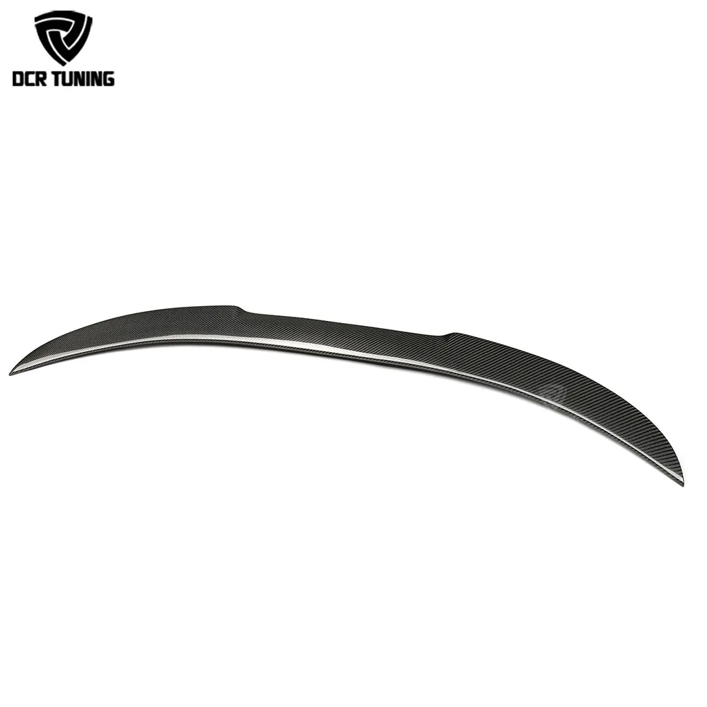 F10 Spoiler M4 Style Carbon Spoiler Carbon Fiber Rear Trunk Wings car styling For BMW F10 2010-M5