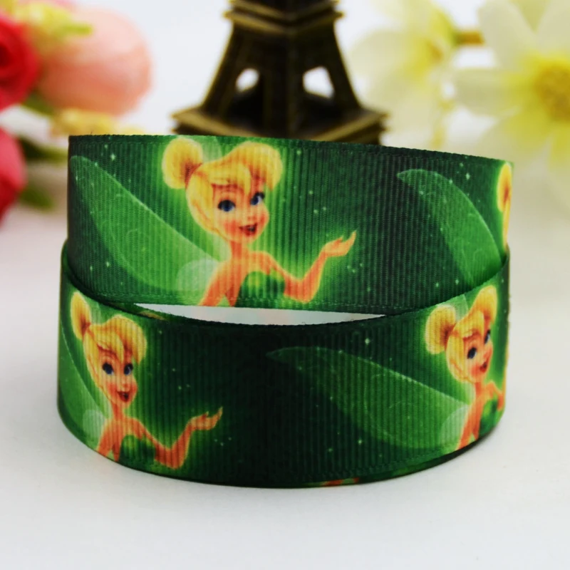 22 мм 25 мм 38 мм 75 мм Ruban Tinker Bell вечерние ленты для украшения 10 ярдов Mul110 - Цвет: X 00710