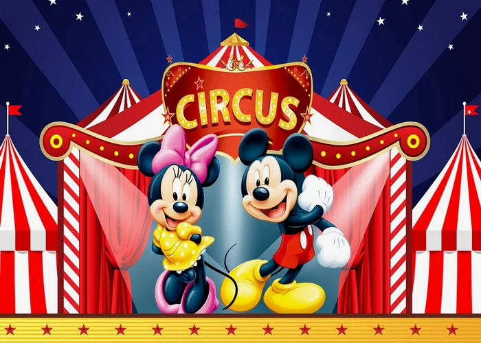 ディズニー-漫画のキャラクターのミッキーとミニーのマウス