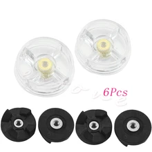 6pcs Replacement 2 Plastic Gear Base 4 Rubber Gear For Magic Bullet Spare Parts A6HB