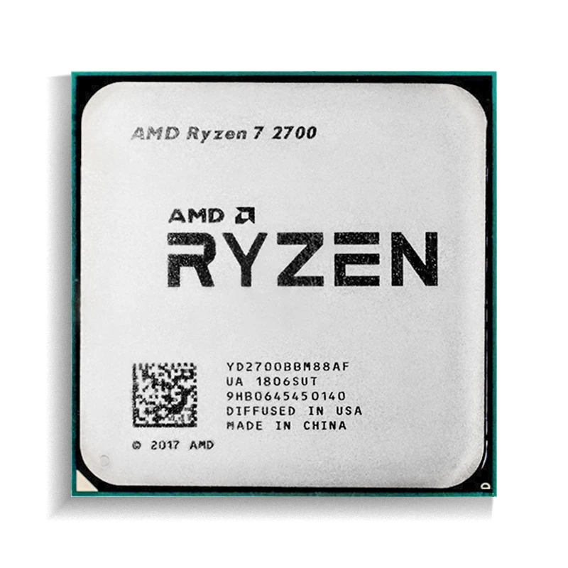 Amd ryzen 7 2700 r7 2700 3.2ghz 8コア16スレッドcpuプロセッサl3 ...