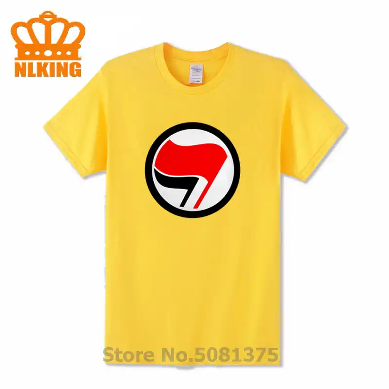 Antifascist Logo Antifa Flag T Shirts Antifa Antifascist Anarchy Anarchist T Shirts Short Sleeves Men Fashion Tide Print Men Tee T Shirts Aliexpress