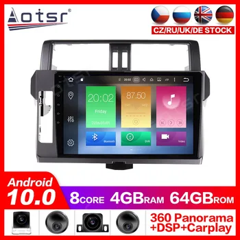 

Android 10.0 GPS Navigation Radio DVD Player for Toyota Prado 2014-2017 Video Player Stereo Headuint free Built in Carplay dsp