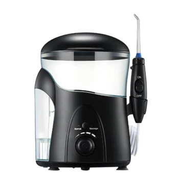 

Nicefeel Water Flosser Electric Countertop Oral Irrigator 600ML with 7 Tips for Braces Bridges Care EU Plug