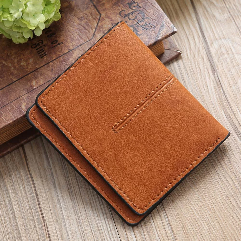 Wallet Female Women Leather Folding Coin Purse Hasp Short Vintage Fashion Lady Wallet For Credit Cards Carteira Feminina 816