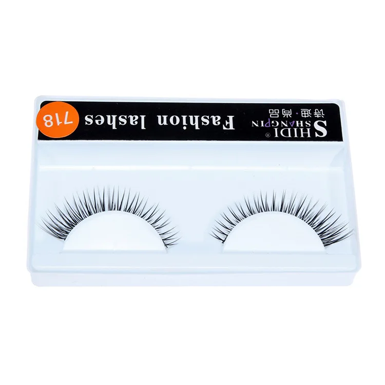 Shidi премиум натуральные короткие ресницы 1-Pack Eye End Pull длинные ресницы 718 Передние Короткие Длинные ресницы