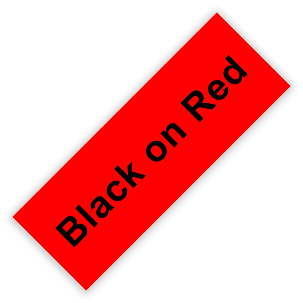 Black on Red