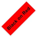 Black on Red