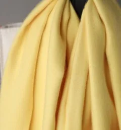 light yellow Однотонные кашемировые шарфы с кисточками зима осень женский теплый тонкий длинный шарф шали Роскошная бандана для девушек - Цвет: light yellow