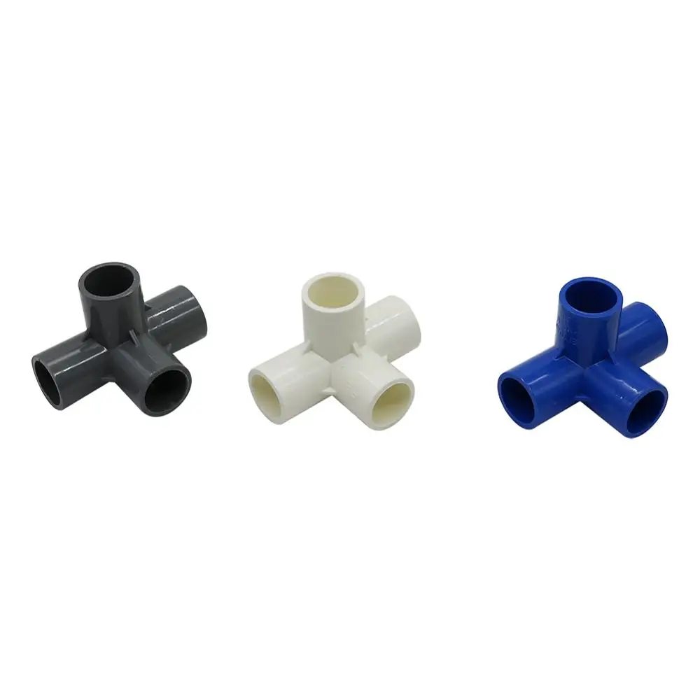 

20mm Three-dimensional 4-way Connector Cross PVC Tube Adapter Garden Agriculture Irrigation Fish Tank Aquarium Drain Couplings