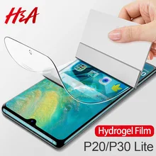 H& A 2 шт 45D Гидрогелевая пленка для huawei P30 P20 mate 20 Lite Pro Защитная пленка для экрана Honor 9 Lite 10 8X мягкая защитная пленка