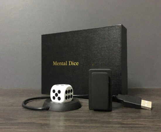 

Mental Dice Cube - Wireless Charging Magic Tricks Fun Close Up Magia Mentalism Illusion Gimmick Props for Professional Magicians