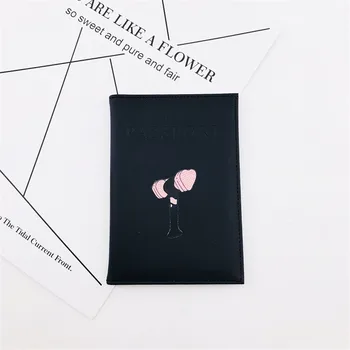 

Kpop BLACKPINK GOT7 EXO TWICE Cover Travel Passport Cover Card Case Women Men Credit Card Holder Document Passport Holder Purse
