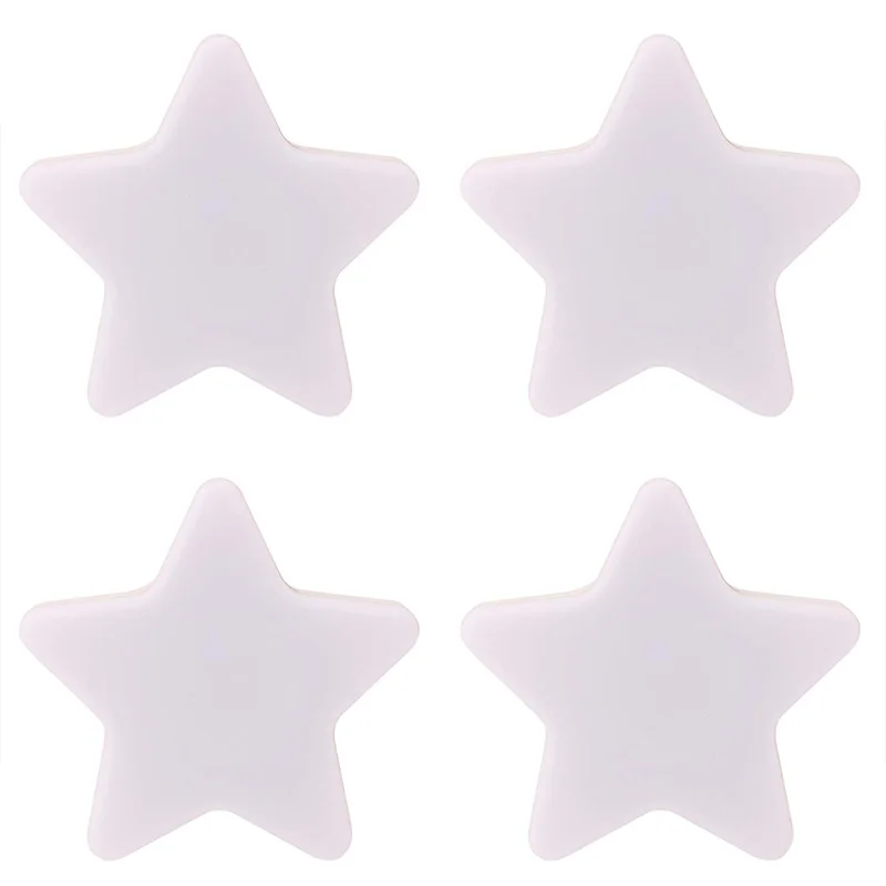 

4 Pack-LED Plug-In Night Light for Kids - Light Sensor Controlled Dusk to Dawn Plug-In LED Night Lights - Pentagram Shaped Lamp