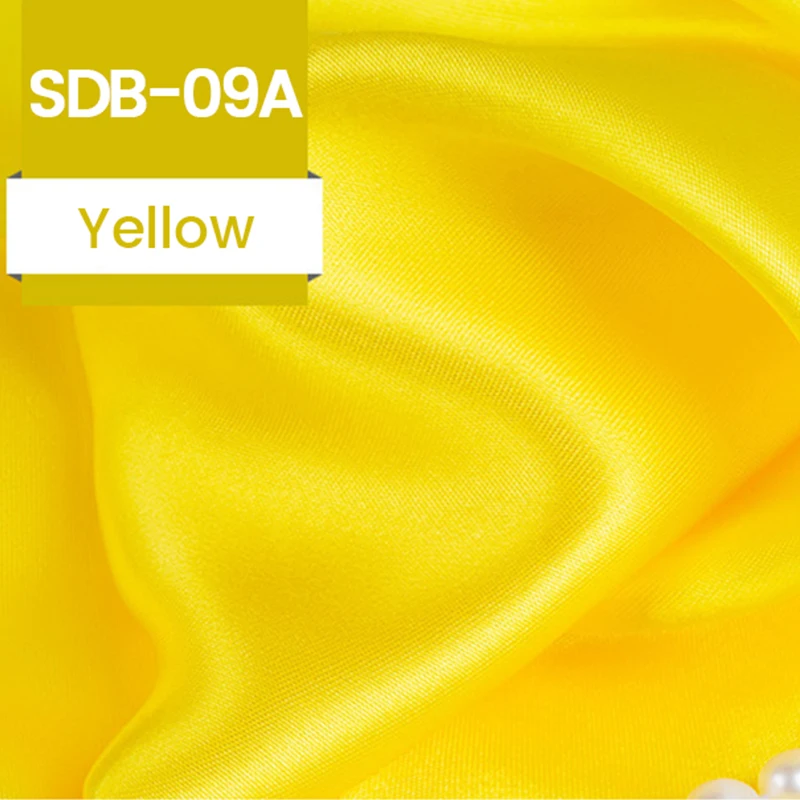 28 Colors of Polyester Solid Satin Fabric for Wedding Dress Fashion DIY Craft Costumes Decorations Fabrics by Meters Promotion