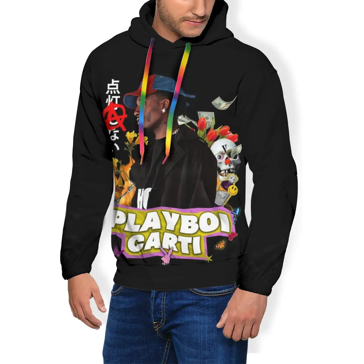 Playboi Carti Толстовка Playboi Carti толстовки XXX полиэстер пуловер Толстовка Теплая мужская с длинным рукавом милые толстовки