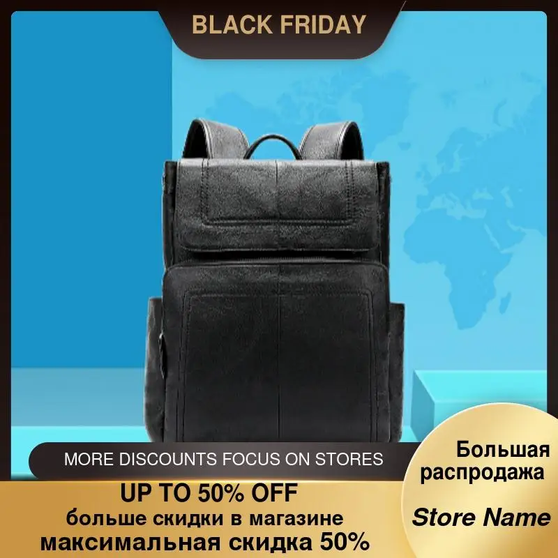 

2020new Soft Leather Backpack Student Schoolbag Large Capacity Computer Bag Fashion Casual Women's Backpack Tide