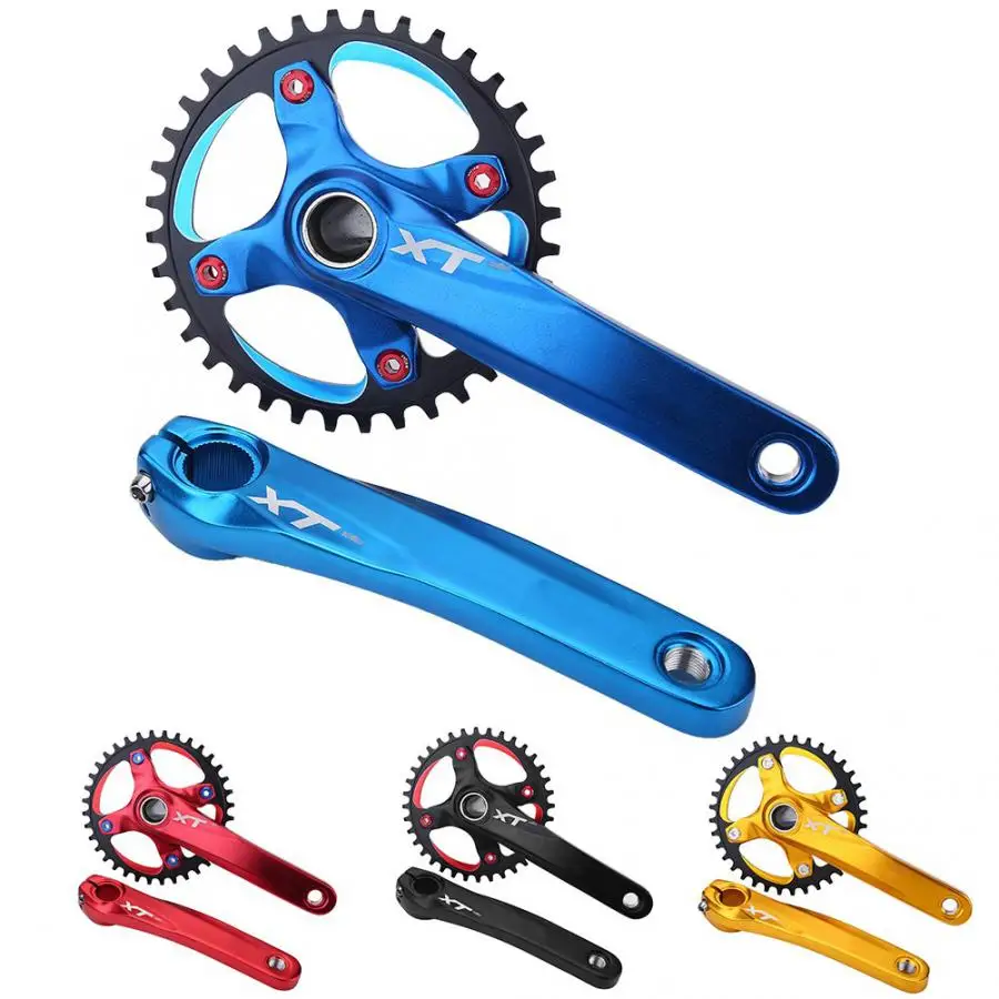 Алюминиевый сплав MTB Crankset Интегральная односкоростная Звездочка велосипедная
