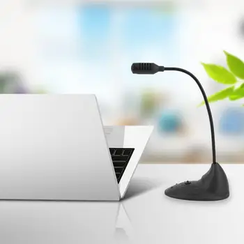 

Desktop Microphone 3.5mm Jack Small Notebook Computer Microphone Studio Speech Mic Stand Holder For Pc