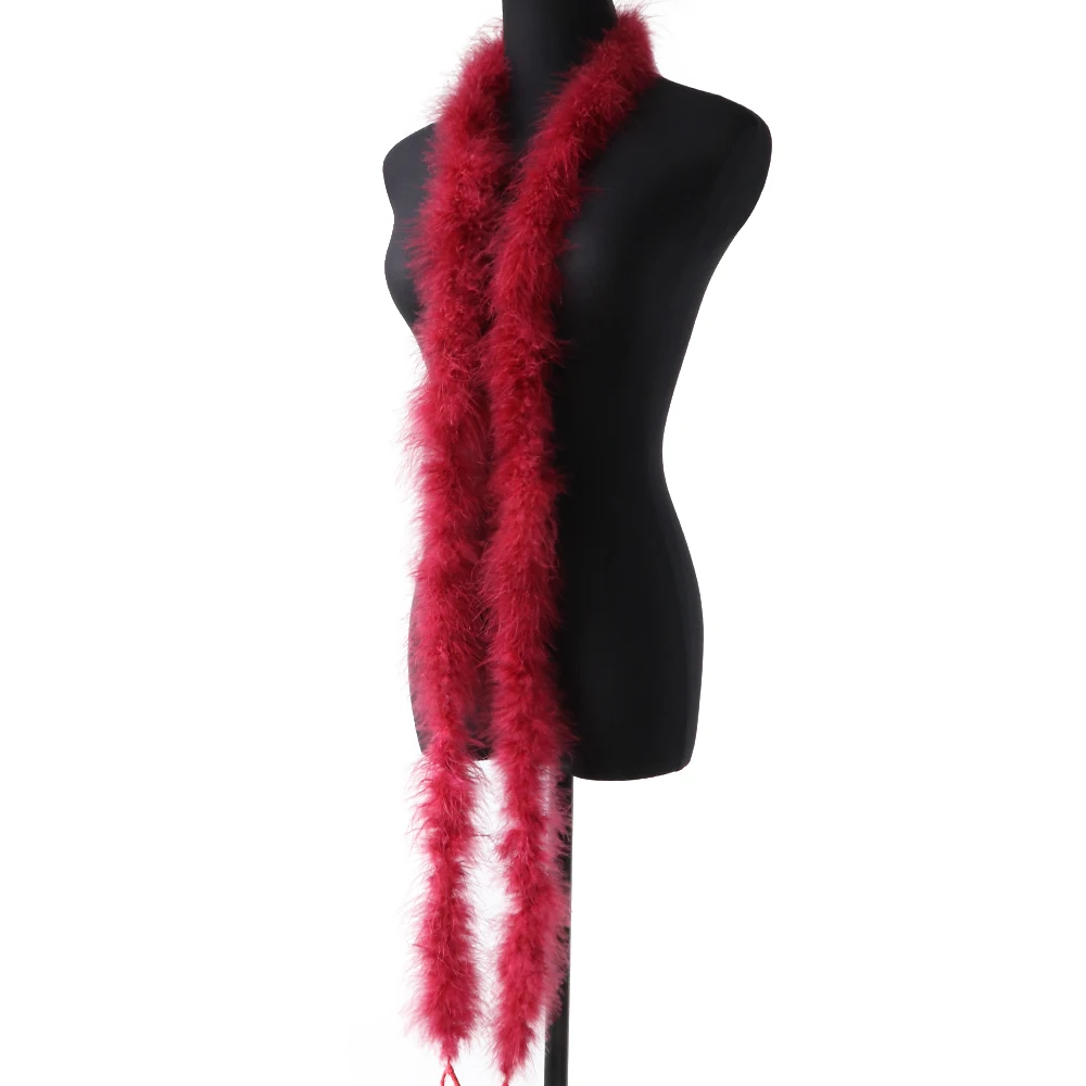 HM0113007 13g  turkey marabou feather boa 2