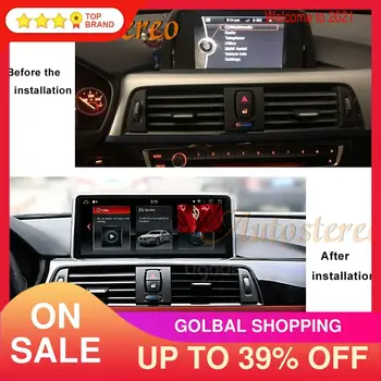 شراء أندرويد 10.0 64G 4GB سيارة مشغل وسائط متعددة لتحديد المواقع والملاحة لسيارات BMW 3 سلسلة F30/F31/F34 2013-2016 سيارة السيارات ستيريو راديو رئيس وحدة