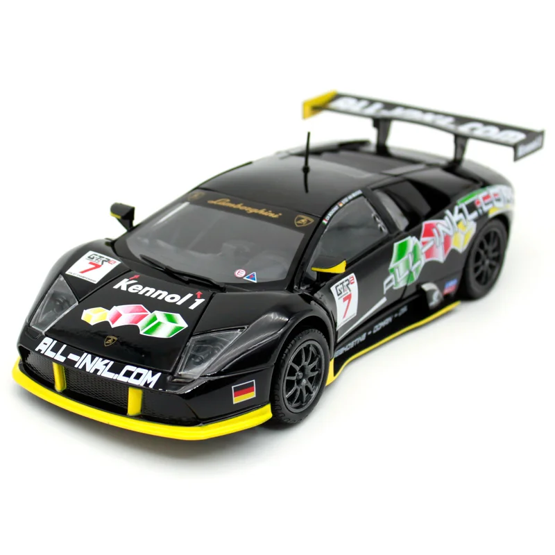 Спортивный Автомобиль Bburago 1:24 Lamorghini murзеркаago FIA GT литый под давлением автомобиль