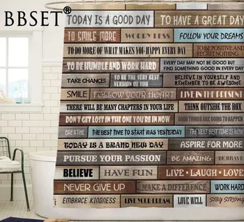 

Rustic Cabin Shower Curtain Sunlit Inspirational Poster 3D Printed Waterproof Multi-size Cortina De Bano Bathroom Decor