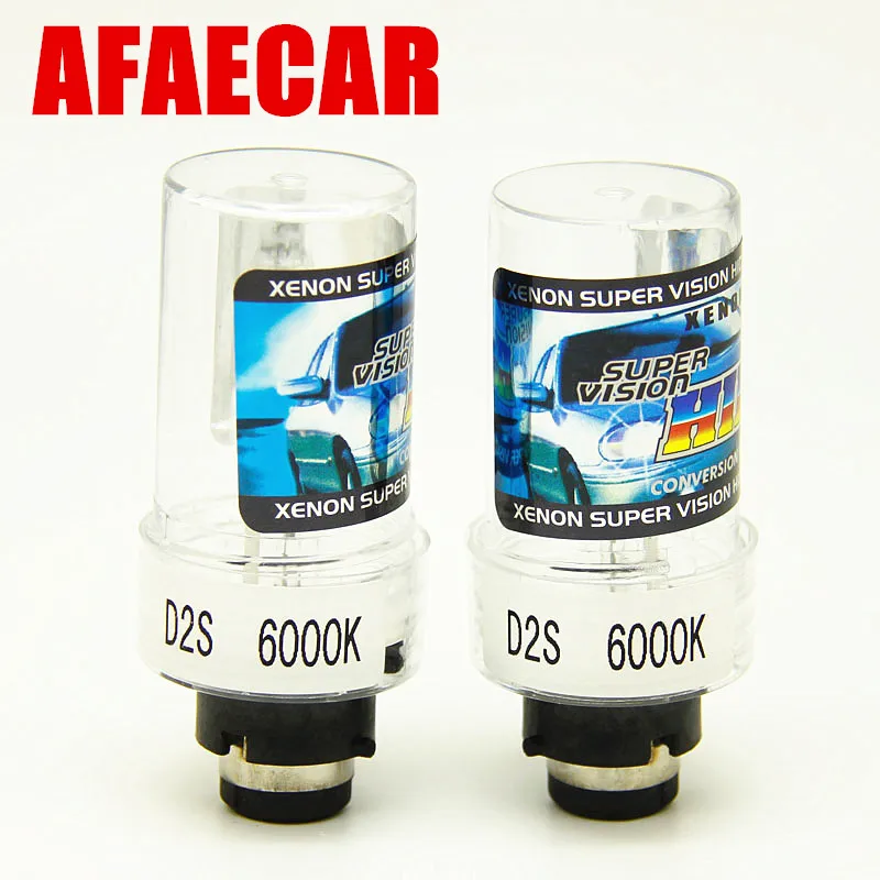 AFAECAR 2 шт 35 Вт HID ксеноновый светильник D2S 4300k 6000k D2S 8000k 10000k лампа