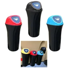 Простая Компактная Органайзер, держатель мусора, сумка для хранения автомобилей, аксессуары для авто, заднее сиденье, козырек, мусорное ведро с пружинным чехлом