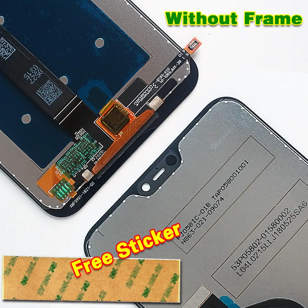 По сделке команда 5,84 дюймов ЖК-дисплей для Xiaomi mi A2 Lite кодирующий преобразователь сенсорного экрана в сборе для Xiao mi Red mi 6 Pro рамка 10 мультитач