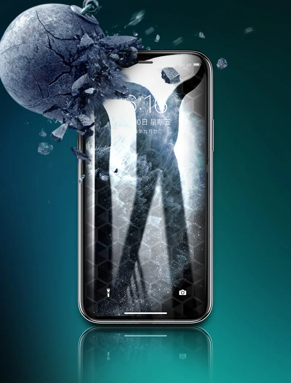ROCK 2 шт для iPhone 11 Полная защита экрана Гидрогелевая Защитная пленка для iPhone 11Pro полное покрытие для iPhone 11Pro Max