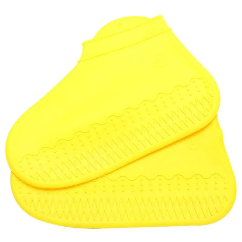 Silicone Waterproof Shoes Covers Outdoor Cycling Travel Anti-slip Rainproof Wear-Resistant Overshoes