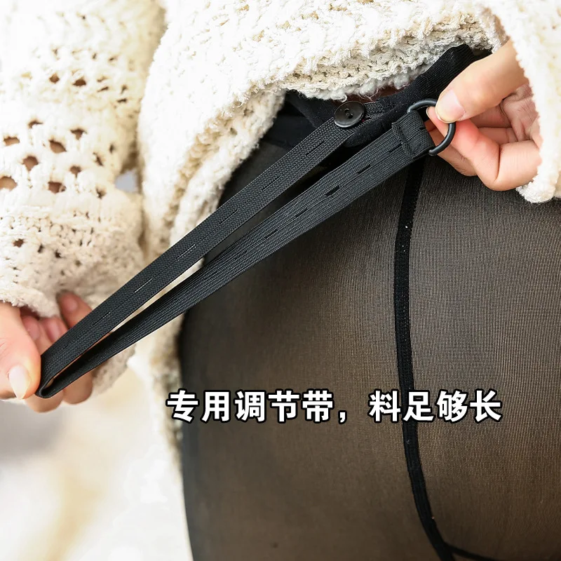 Pregnant Women Pantyhose Velvet Suitable 40-75kg Mother Fake Meat Leggings Autumn And Winter Plush Thickened Color Barefoot 4