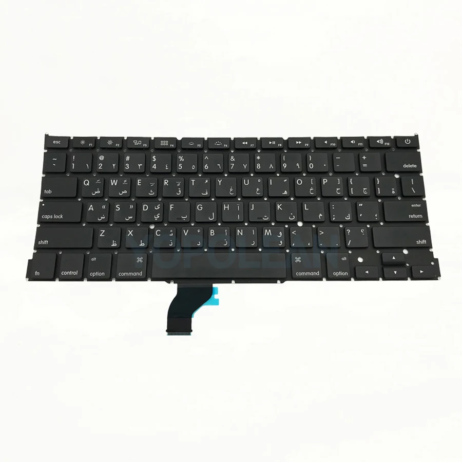 Новая маленькая арабская клавиатура с клавишами ввода для Macbook Pro Retina 13 дюймов A1502