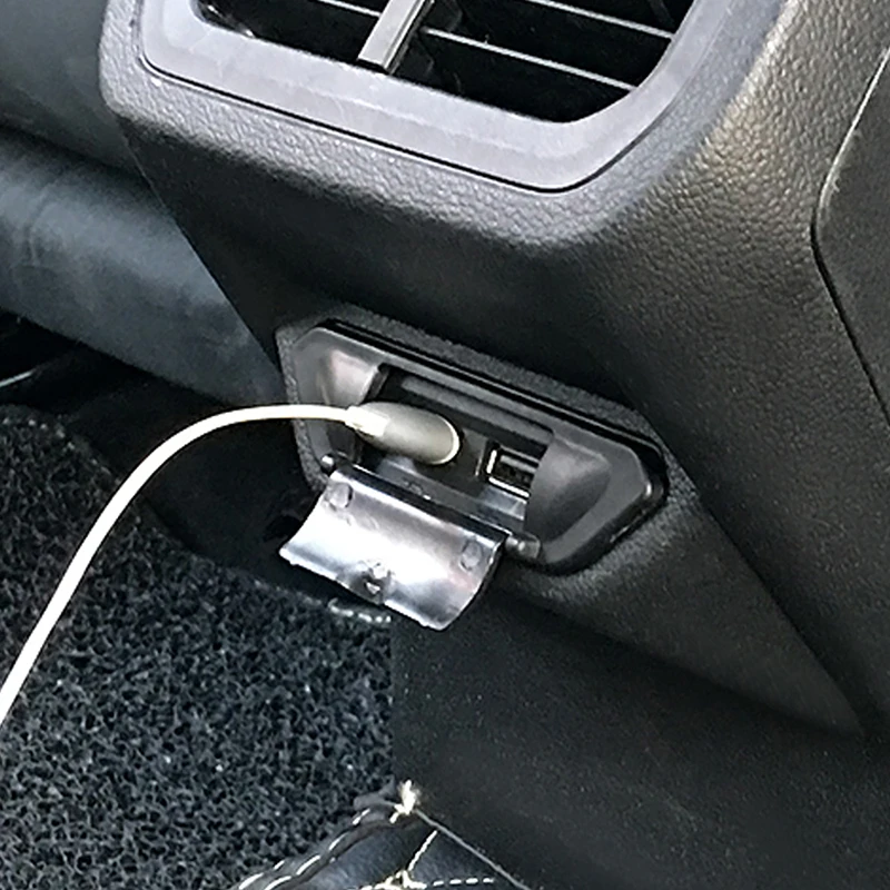 Карманго для Фольксваген Lavida автомобильный Стайлинг заднее сиденье USB зарядное устройство накладка рамка наклейка интерьерные аксессуары
