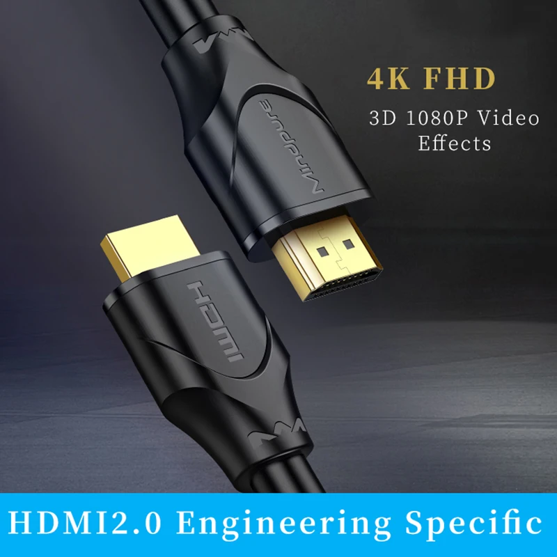

1m to 20m HDMI Cable 4K 2.0 Cable for HDTV PS4 Splitter Switch Box HDMI to HDMI Cable 60Hz Video Audio Cabo Cord Cable HDMI 4K