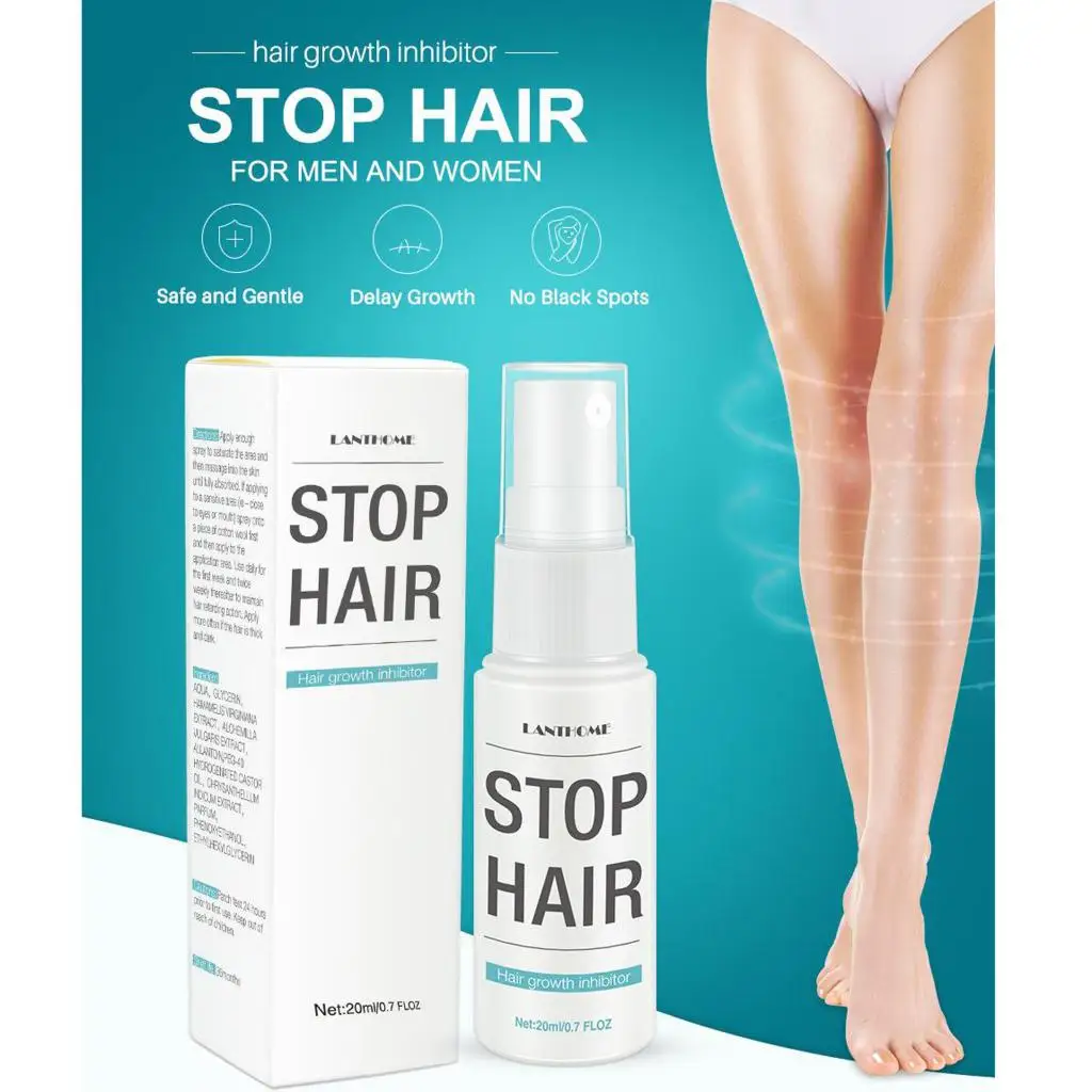Painless Hair Removal & Armpit Legs Arms Private Parts Hair Growth Inhibitor Spray