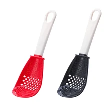 

Multifunctional Kitchen Cooking Strainer Spoon Heat-resistant Hanging Hole Potato Garlic Press Colander Kitchen Gadgets