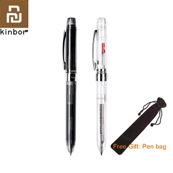 Youpin Kinbor 3 In 1 Multifunction Pen 0.5mm Black Red Refill Ballpoint Pen with Mechanical Pencil Office School Gift 1