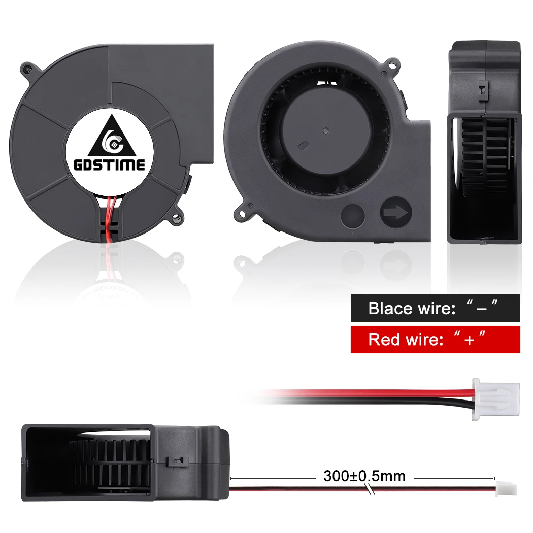 Gdstime DC 9733 12V 24V Вентилятор 97mm 97x33mm BBQ воздуходувка большой поток центробежный