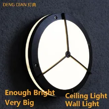 Открытый светильник ing Epistar светодиодный настенный светильник для сада lIight водонепроницаемый потолочный светильник алюминиевый светильник для крыльца для передней двери балкона гаража 18W