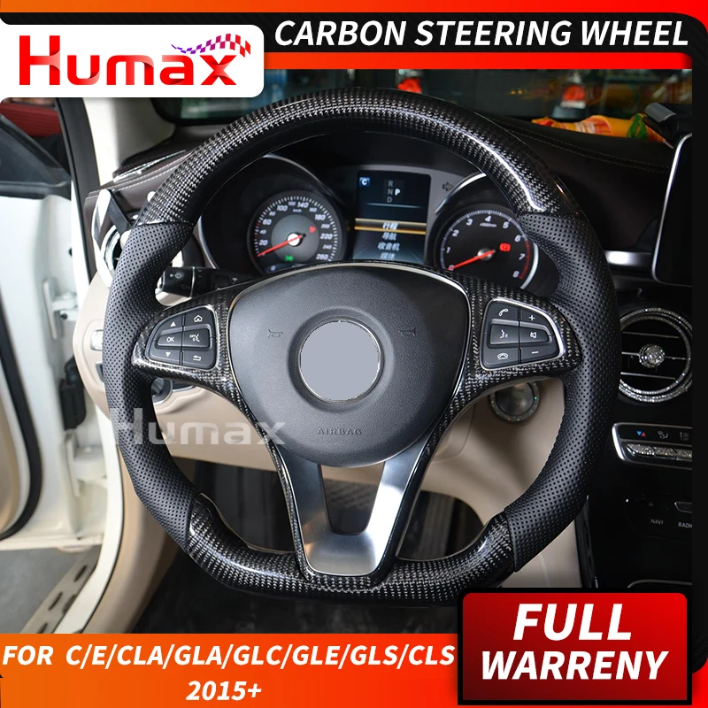 Подгонянный руль из углеродного волокна для mercesex benz C E CLA GLA GLE class W205 W117 W213 W219 W166 X156