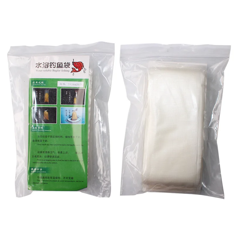 

New Style Fishing PVA Water-soluble Net Water Soluble Bag Bait Net to Nest Net Nest Material Bag er liao dai Accessories Fishing