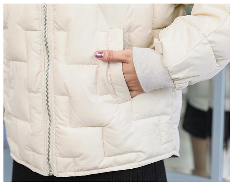 Женское пальто зима 2019 осенняя куртка новая Корейская Свободная Женская парка пуховая хлопковая стеганая бейсбольная куртка с стоячим